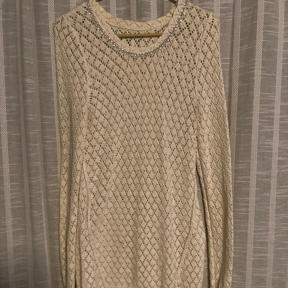 Cream sweater